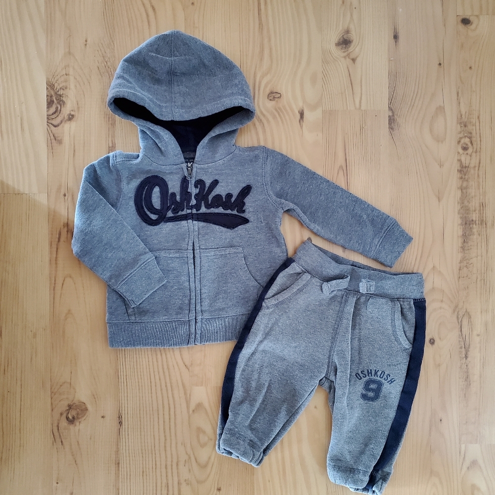 Oshkosh baby boy sweat set